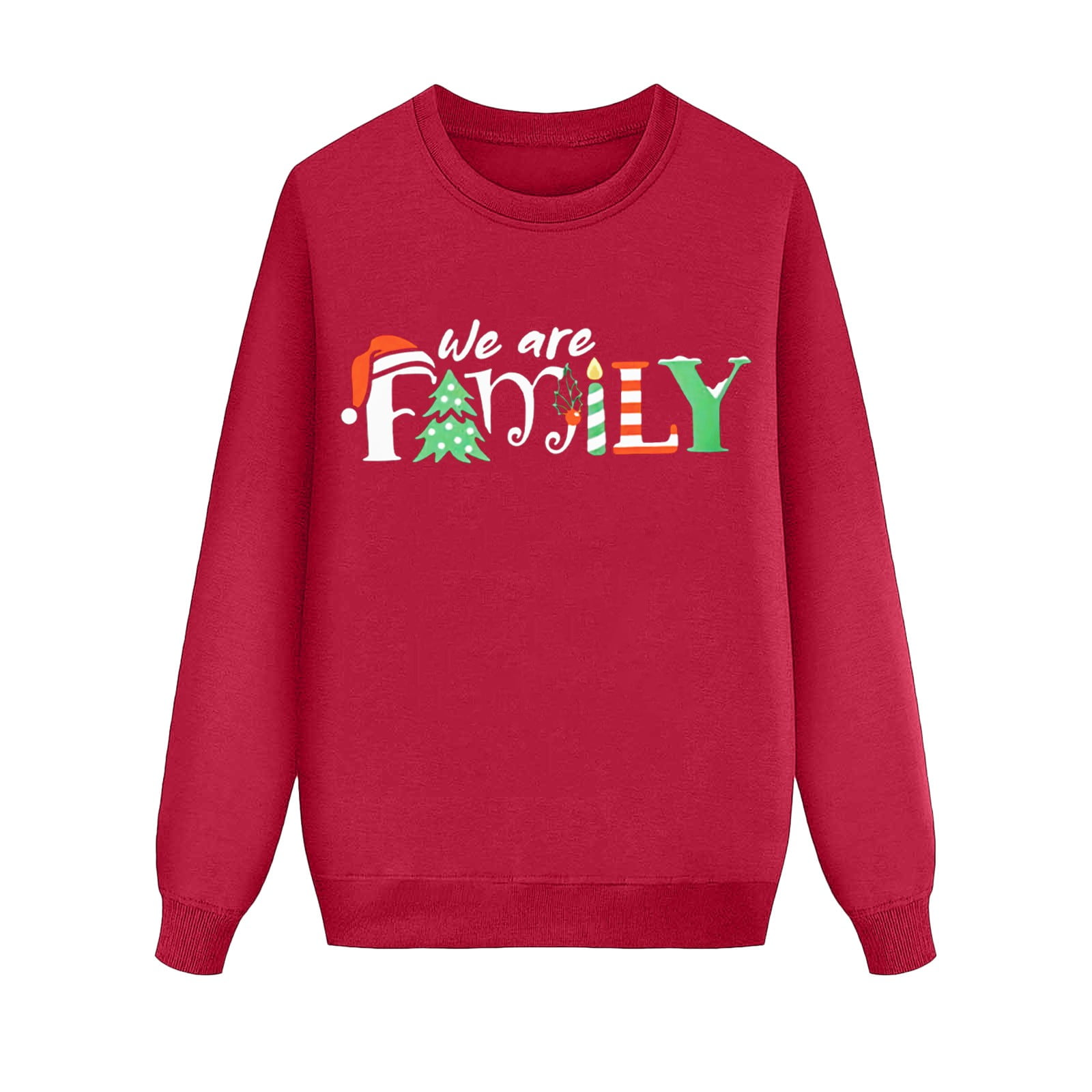 Christmas Family Matching Pajamas Parent Child Printed Long Sleeved