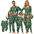 thumbnail image 1 of Christmas Family Matching Pajamas Set, Christmas Printed Printed Long Sleeve Sleepwear, Holiday Family PJs for Family Members of All Ages Christmas Photos & Holiday Celebrations, 1 of 6