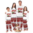 thumbnail image 1 of Christmas Family Matching Pajamas Set, Red Truck and Holiday Pattern, Size NB - Men 6XL And Pets, 1 of 7