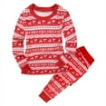 thumbnail image 1 of Christmas Family Matching Pajamas Set Xmas Loungewear Outfits for Mom Dad Kids Baby, 1 of 8