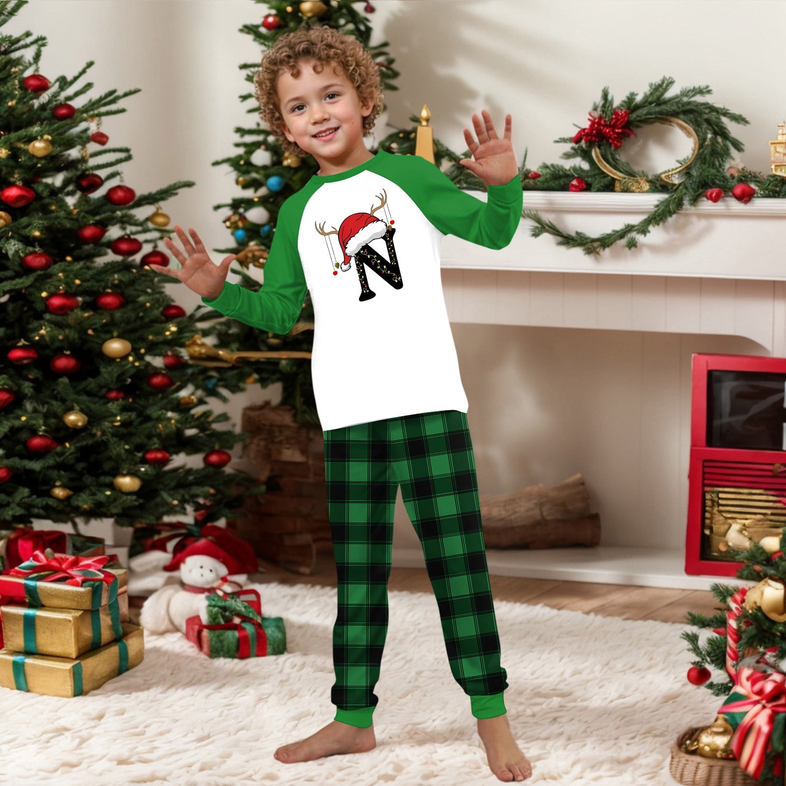 Christmas Family Matching Pajamas Sets for Adults and Kids Christmas