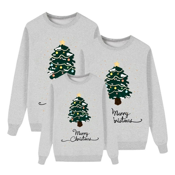 Christmas Family Matching Pajamas Sets, Merry Christmas Pajamas Warm Flannel, Long Sleeved Crew Neck Sweatshirt, Xmas Festival Pjs, Christmas Theme Pajamas, Christmas Gifts