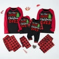 thumbnail image 1 of Christmas Family Matching Pajamas Sets Red Plaid Style, Warm & Loose & Skin-friendly, Long Sleeved Round Collar Pajamas 2Pcs Set, Xmas Festival Pjs, Christmas Theme Pajamas, 1 of 6
