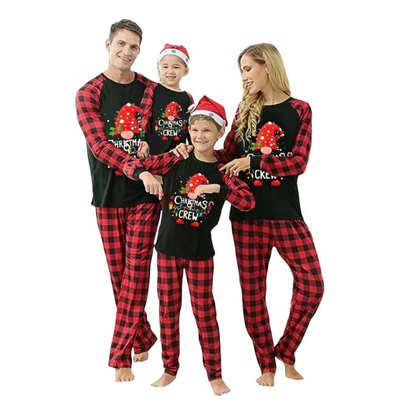 Christmas Family Matching Pajamas for Women/Men/Kids/Baby Christmas Pjs Sleepwear Sets for Xmas Holiday Party