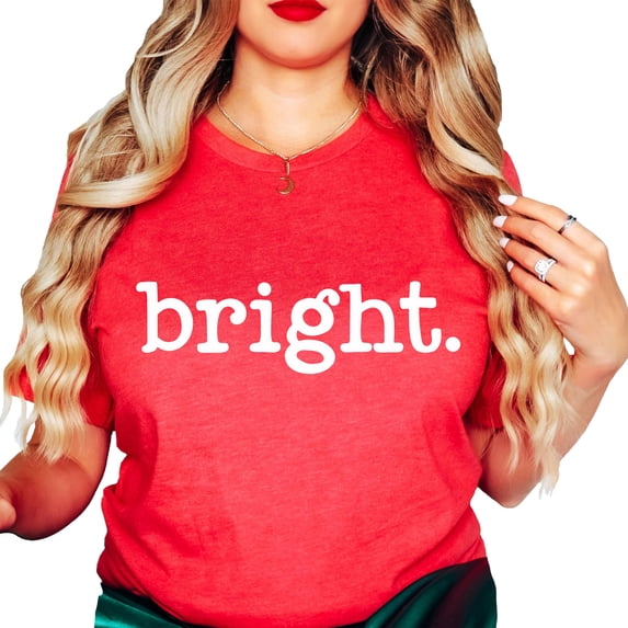 Christmas Family Matching Shirts for Kids and Adults Bright Vintage Red Shirt Youth Small