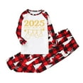 Christmas Family Pajamas Festive 2025 Happy New Year Pajama Set Holiday Family Matching