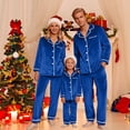 thumbnail image 1 of Christmas Family Pajamas Flannel Pajamas Long Sleeve Button down Home Sleepwear Set Warm Pjs Holiday Pjs, 1 of 7