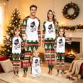 thumbnail image 1 of Christmas Family Pajamas Matching Sets Cute Xmas Red Wine Glass Crewneck Raglan Tops with Pants Holiday Casual Lounge Set Pjs, 1 of 7
