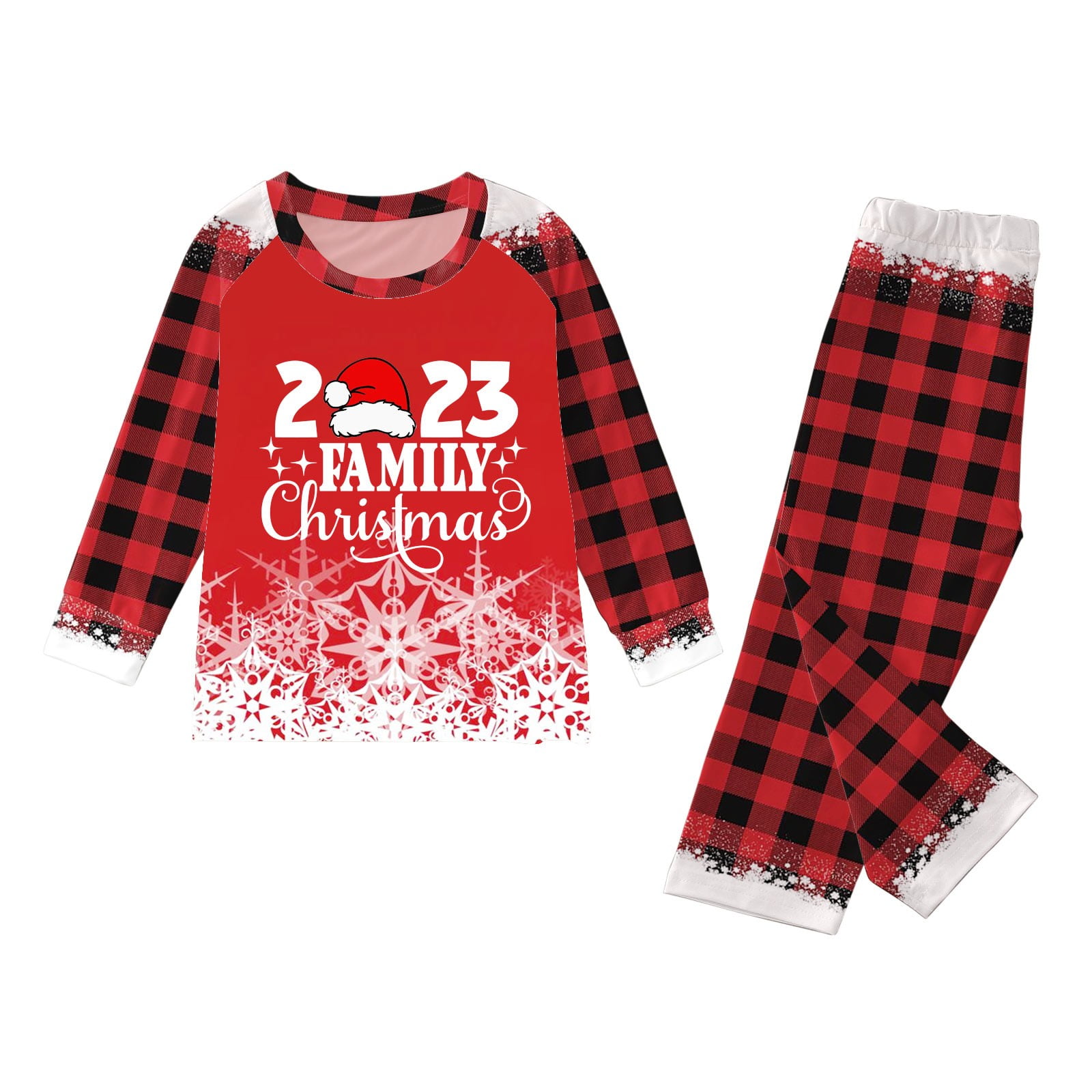 Christmas Family Pajamas Matching Sets Kids Jumpsuit for Christmas