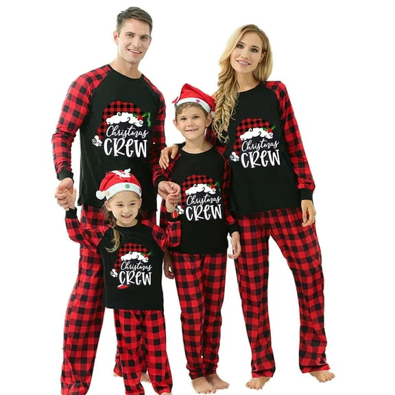 Christmas Family Pajamas Matching, Xmas PJs Holiday Sleepwear Sets Nightwear Christmas Jammies