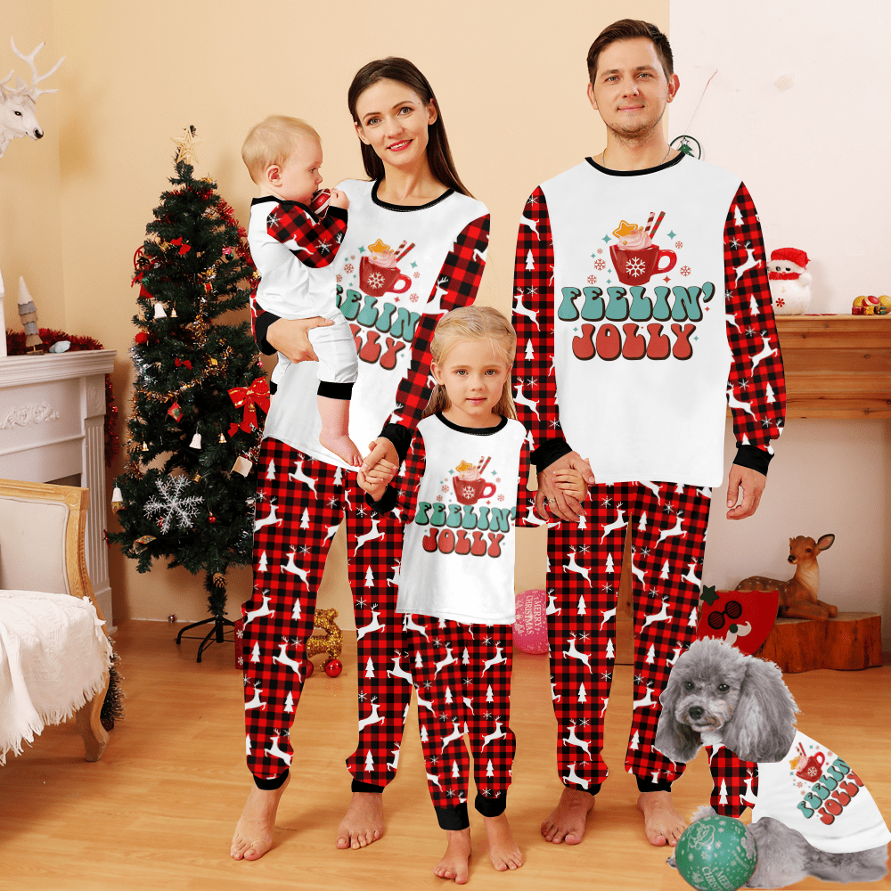 Christmas Family Pajamas Set Funny Family Christmas PJs Matching Sets for Daily Walmart
