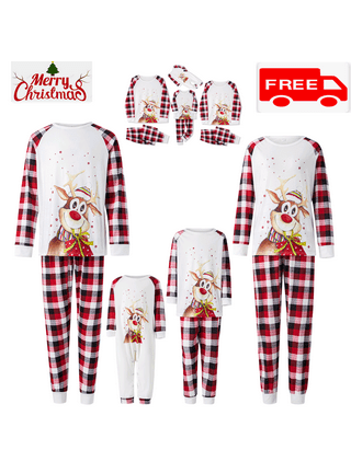 allbrand365, Pajamas, Allbrand365 Designer Little Big Kids Piece Red  Check Printed Pajamas 112