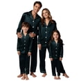 thumbnail image 1 of Christmas Family Pjs Satin Christmas Pjs Holiday Sleepwear Long Sleeve Button down Nightwear Set Christmas Family Outfits Mens Christmas Pajamas, 1 of 6