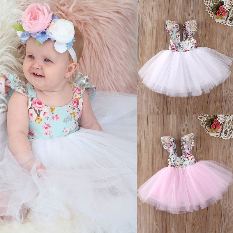 Children's Party Dresses Wedding Puffy Bow Pearls 1st Birthday Baby Clothes  Girls Baptism Dress Christening Gowns A2086 - Girls Party Dresses -  AliExpress