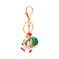thumbnail image 1 of Christmas Father Christmas Keychain, Small Metal Tag Pendant, Festive Holiday Accessories for Bags, Keys, Stocking Stuffers, Multicolor Lightweight Ornament, 1 of 5