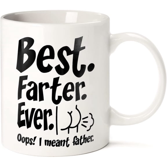 Christmas Fathers Day Funny Dad Gifts from Daughter Son-11 OZ Coffee Mug | Stocking Stuffers Xmas Birthday Anniversary Gag Presents Ideas for Dad PaPa Step Dad Husband