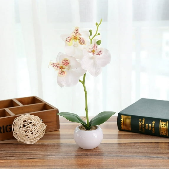 Christmas Faux Orchid Simulated Plant Bonsai Indoor Butterfly Orchid Bonsai Plants Elegance Tranquilit Indoor Valentine decorations indoor