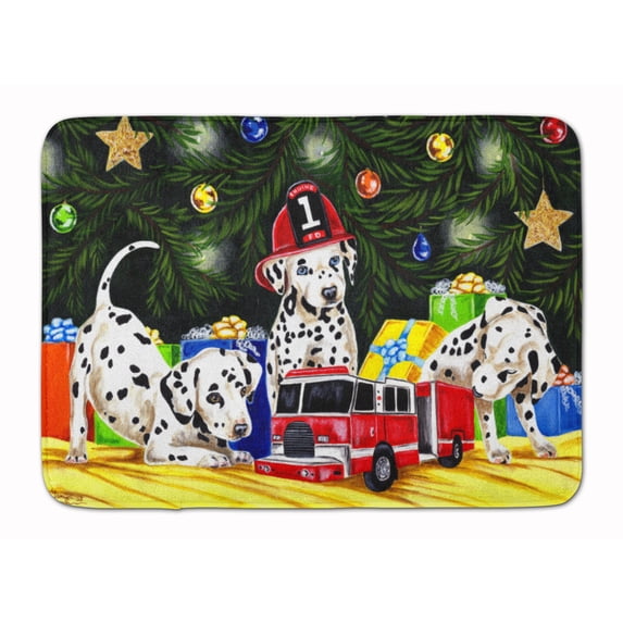 Christmas Favorite Gift Dalmatian Machine Washable Memory Foam Mat
