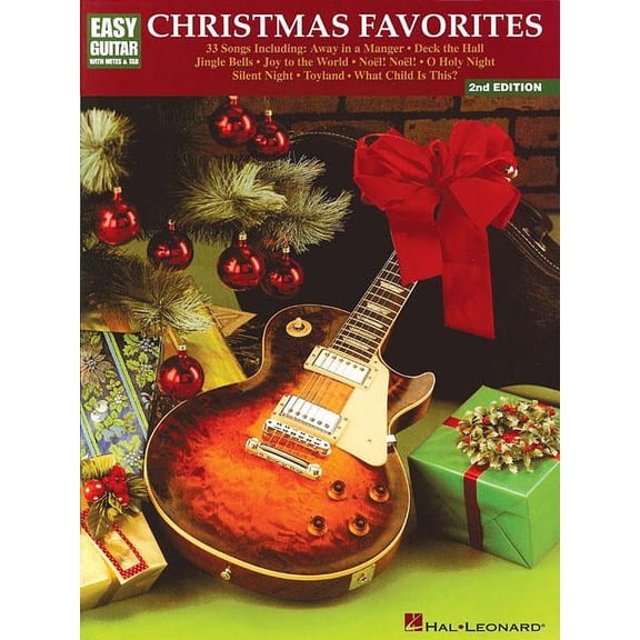 Christmas Favorites: Easy Guitar with Notes & Tab, (Paperback)