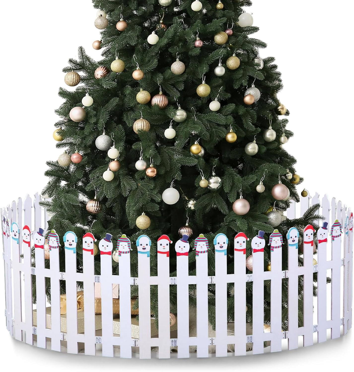 Christmas Fence Decorations Xmas Wooden Picket Fences Xmas Tree Fences