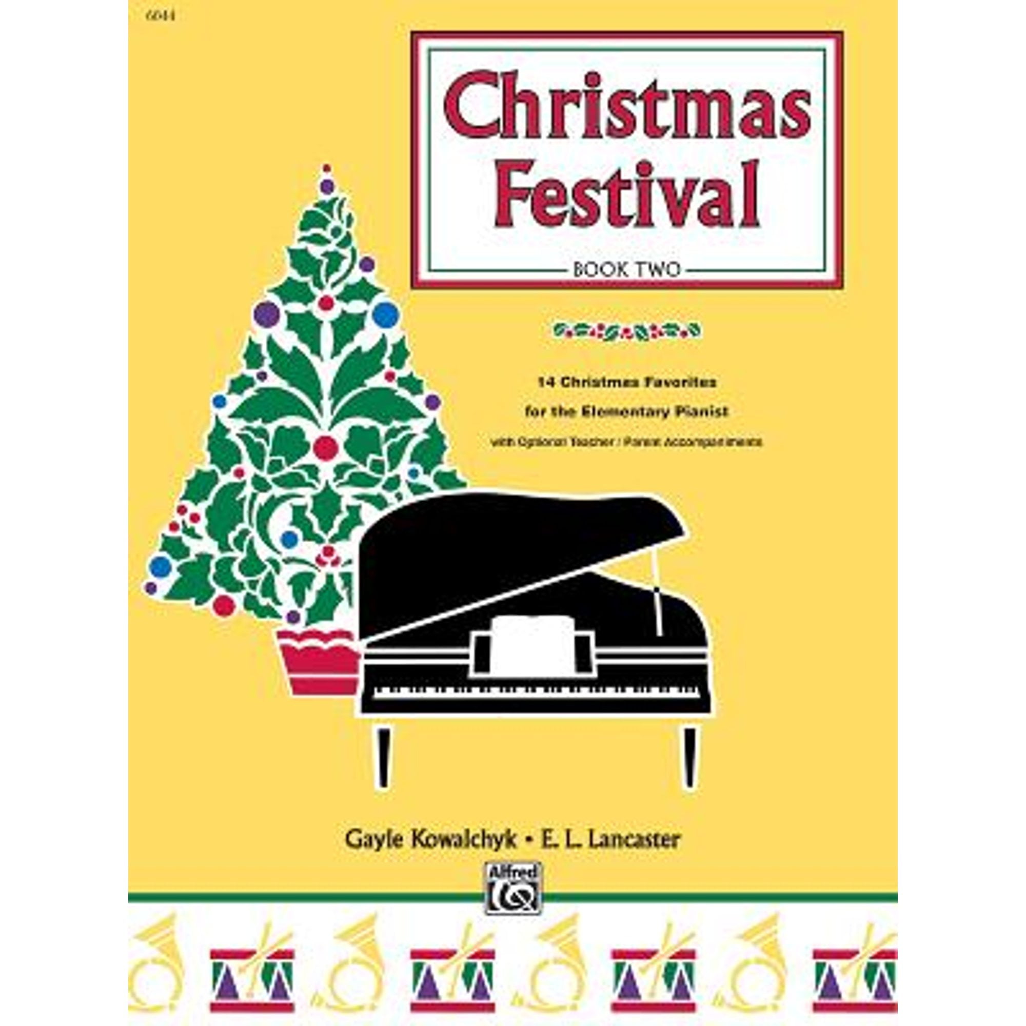 Pre-Owned Christmas Festival, Bk 2: 14 Favorites for the Elementary Pianist (with Optional (Paperback 9780739022955) by Gayle Kowalchyk, E L Lancaster
