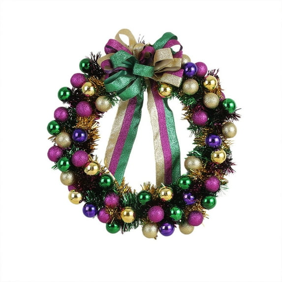 Christmas Festival Flower Wreath, 20inch Door Wreaths Party Decoration Props, Simulation Wreath for Holiday Home Decor