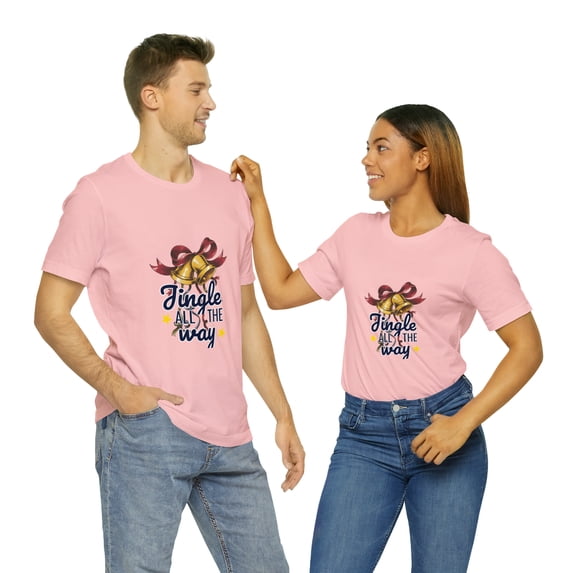 Christmas Festive Holiday Jingle All The Way Unisex Classic Sleeve Tee
