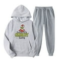 Christmas Festive Women's Pink Hoodie and Sweatpants Set Comfortable ...