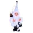 thumbnail image 1 of Christmas Figure Standing Plush Santa Claus with Kerosene Lamp Home Decor Ornaments Holiday Decorations, 1 of 3
