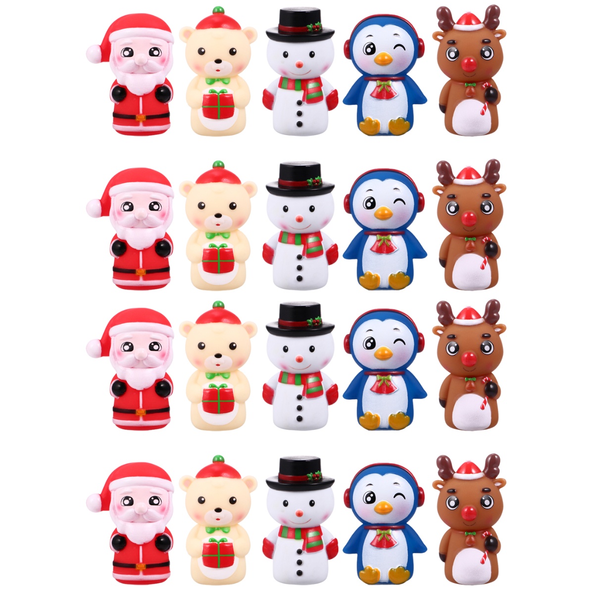 Christmas Finger Doll Cartoon Puppet Toys Hand Puppets Bulk Pvc Child