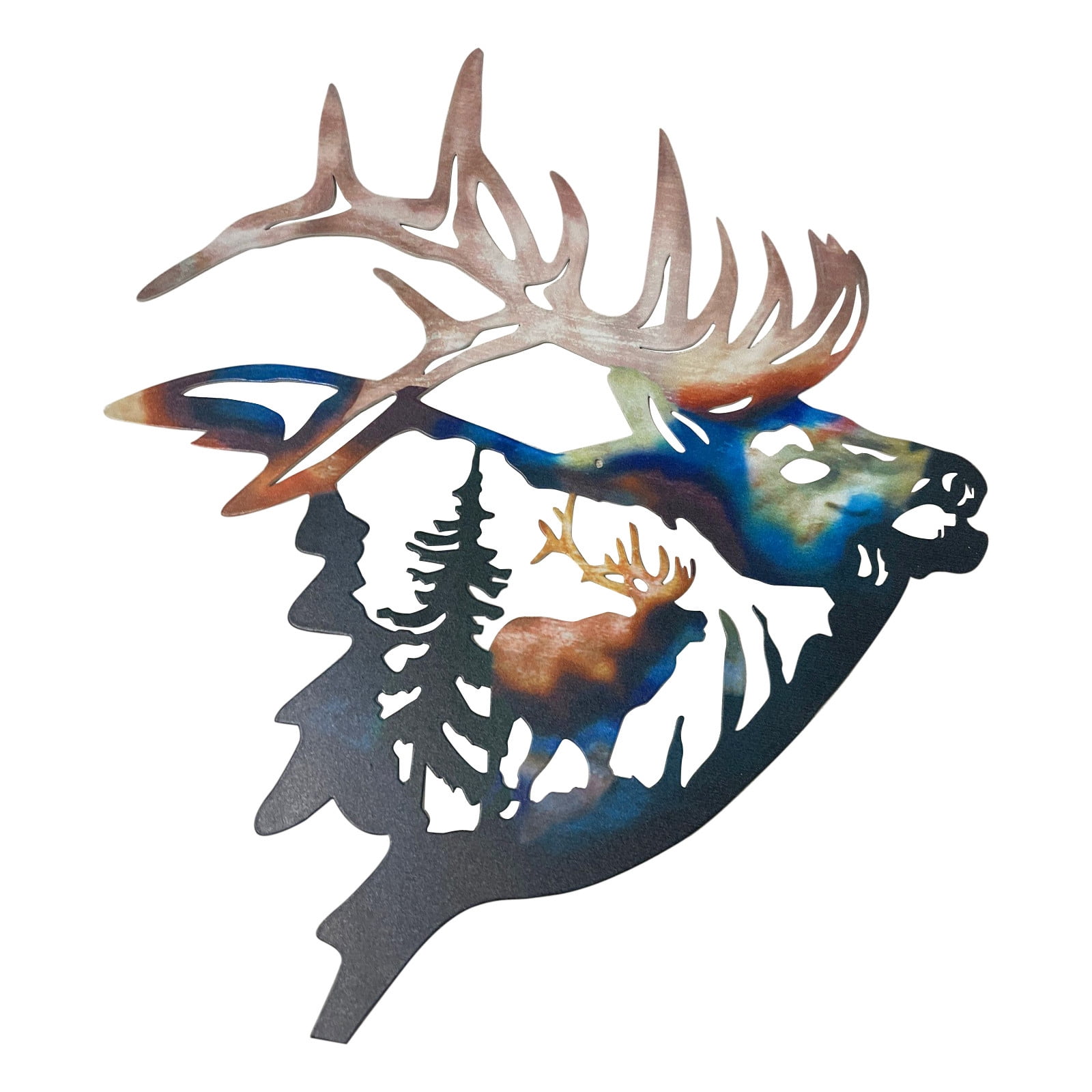 Christmas Fireplace Decal Glass Bead Curtains Clear Diamond Beads