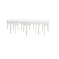 thumbnail image 1 of Christmas Fireplace Mantel Scarf, 120 X 36 Cm Faux Snow Icicle Ruffled Mantel Cover Winter Holiday Decor Xmas Fireplace for Cozy Home, 1 of 7