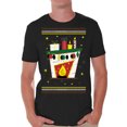 thumbnail image 1 of Christmas Fireplace T-Shirt for Men Merry Christmas Men Shirt Happy New Year 2021 Tee for Him Cozy Fireplace Funny Xmas 2020 Men's Top Happy Holidays Edition Xmas Party Outfit, 1 of 4