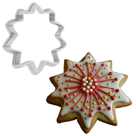 Christmas Fireworks Cookie Cutter 4 Inch Made in USA by WONDERTORY