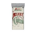 thumbnail image 1 of Christmas Fitted Sheet & Pillow Sham Set, Xmas Stars and Snowflakes Backdrop Retro Lettering, Decorative Printed 4 Piece Bedding Decor Set, Twinxl, Eggshell Sea Green Ruby, by Ambesonne, 1 of 3