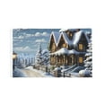 thumbnail image 1 of Christmas Flag with eyelets - Christmas Banner Santa Claus - Vivid Digital Print - 110Den Thick polyester,1pcs, 1 of 2