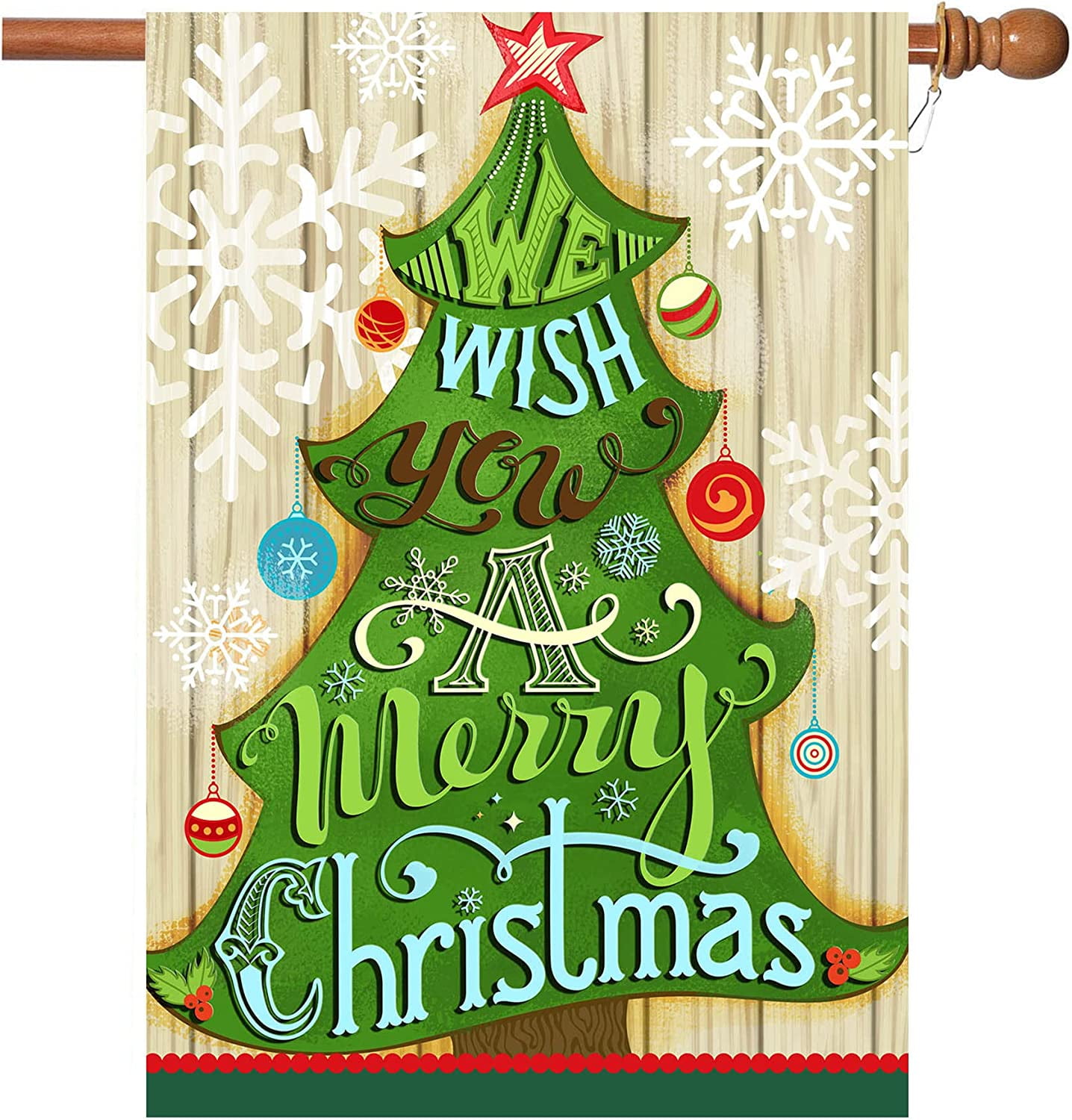 Christmas Flags Christmas Tree Garden Flags DoubleSided Christmas