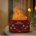 Christmas Flame Diffuser,Humidifier,PortableNoiseless Aroma Diffuser