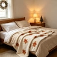 thumbnail image 1 of Christmas Flannel Throw Blanket, Soft Holiday Pattern Warm Cozy Blanket for Sofa, Couch, Bed, Bedroom, Living Room and Winter Xmas Home Decor, 1 of 5