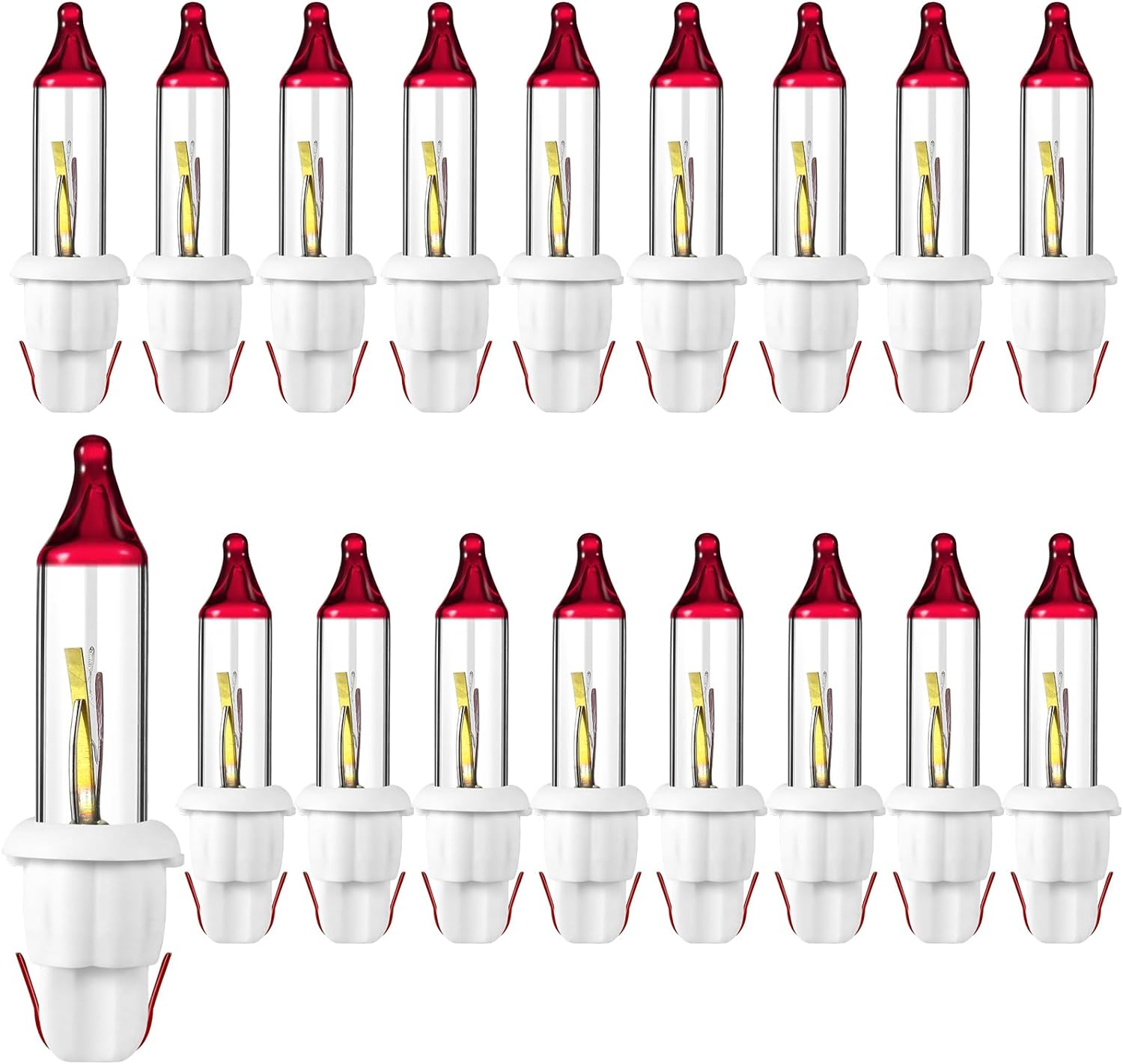 Christmas Flasher Mini Replacement Bulbs 3.5V 0.17A Incandescent