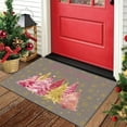 thumbnail image 1 of Christmas Floor Mat, Nonslip Kitchen Rug, Absorbent Doorway Carpet for Entryway and Bathroom, Multicolor Polyester, 16x24 Inch Cushioned Anti Fatigue Dirt Proof Mat, 1 of 6