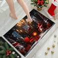 thumbnail image 1 of Christmas Floor Mat, Nonslip Kitchen Rug, Absorbent Durable Polyester Door Mat for Entryway, Cushioning Antifatigue Bathroom Carpet 15.7x23.6 Inch, White Dirt Proof Nonskid Backing, 1 of 7