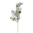 thumbnail image 1 of Christmas Floral Cedar And Pinecone Christmas Pick Glitter 14 Inches, 1 of 4
