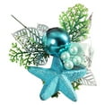 thumbnail image 1 of Christmas Flower Picks, Christmas Glitter Flowers Picks and Spray Ornament with Berries and Pinecone Gift Box for Xmas Tree Wreath Vase Table Centerpiece, 1 Pcs, 9.06x5.91", 1 of 4
