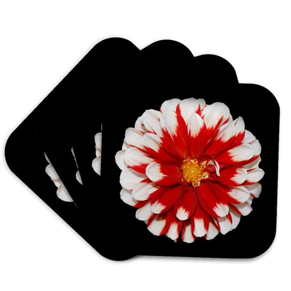 3drose, Christmas Flower, Set of 4 Coasters - Soft