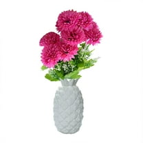 Christmas Flowers Artificial Clearance! 1*Simulation Flower Plastic Flower Ball Chrysanthemum Sacrifice Artificial Flower Decoration Rose Red