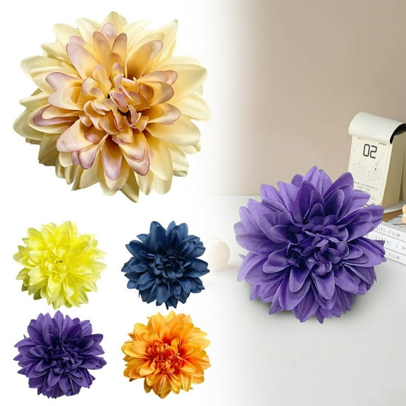 Christmas Flowers Artificial Clearance! 1X Artificial Flower Champagne Artificial Flowers Silk Flowers Faux Heads for Table Centerpiece Floral Arrangements Wedding Home Decoration