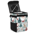 thumbnail image 1 of Christmas Foldable Car Garbage Can with Lid, Leak-proof Mini Trash Can, Hanging Storage Bag - Trash Can for Car, 1 of 6