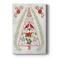 thumbnail image 1 of Christmas Folk Tree Premium Gallery Wrapped Canvas - Ready to Hang, 1 of 9
