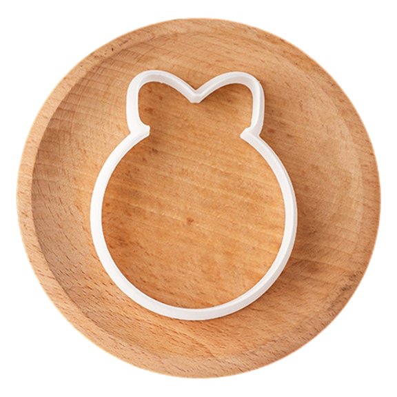 Christmas Fondant Cookie Cutter Heat Resistant Biscuit Cookware Acrylic Baking Mold for Cake Dessert Shop Essential